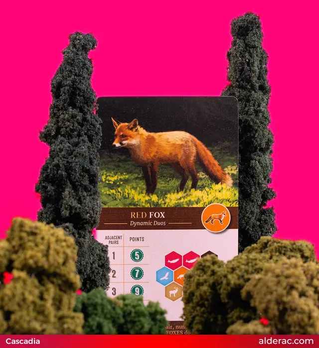 The red fox scoring card between model trees